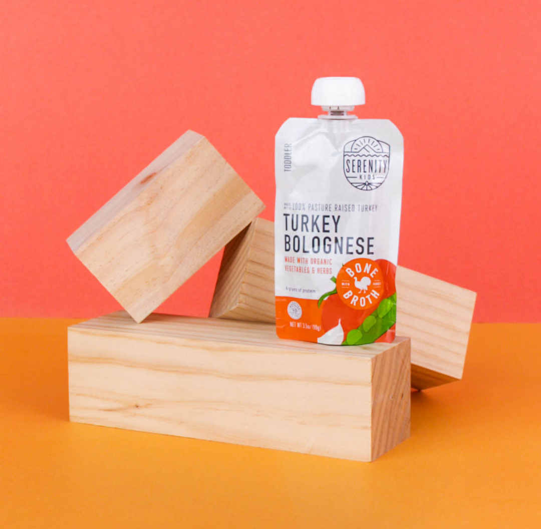 Bolognese Turkey Baby Food Pouch with Bone Broth