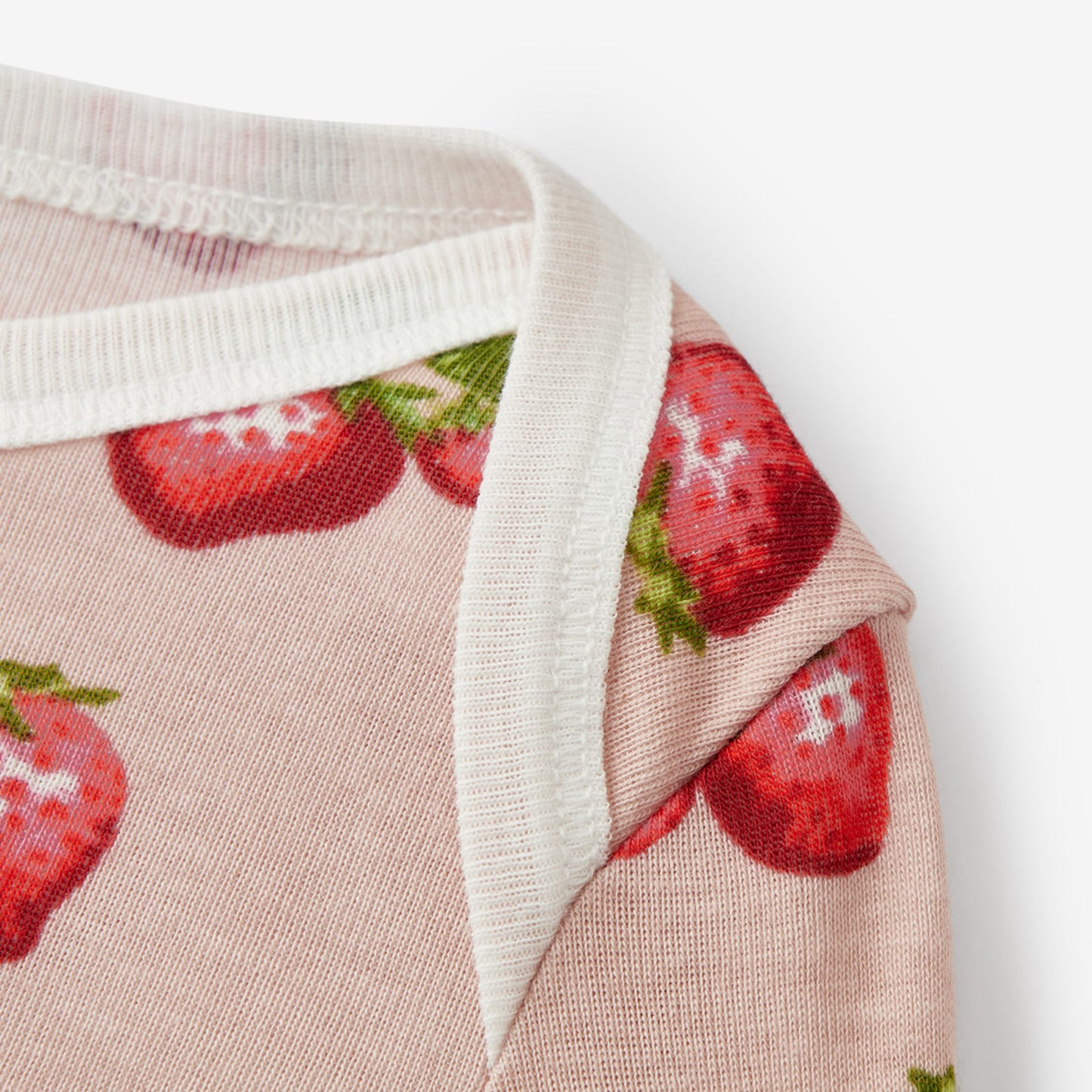 Strawberry Organic Cotton Long Sleeve One Piece