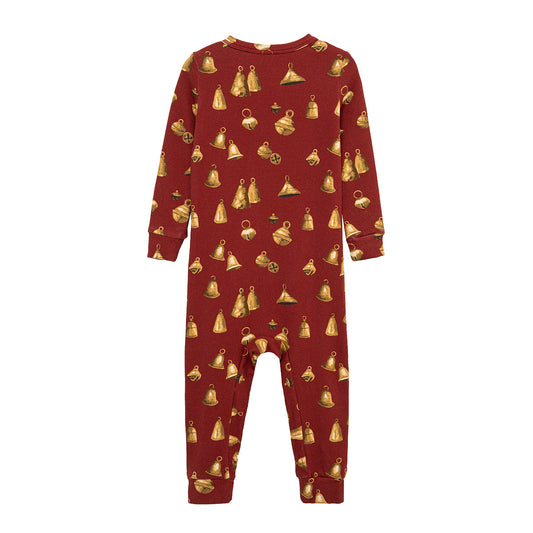 Vintage Bell Brushed Zipper Pajama