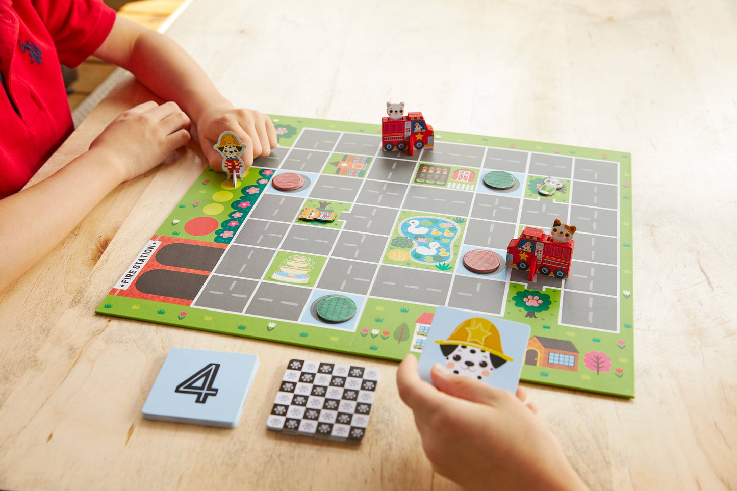 Fire Engine Rescue! Cooperative Board Game