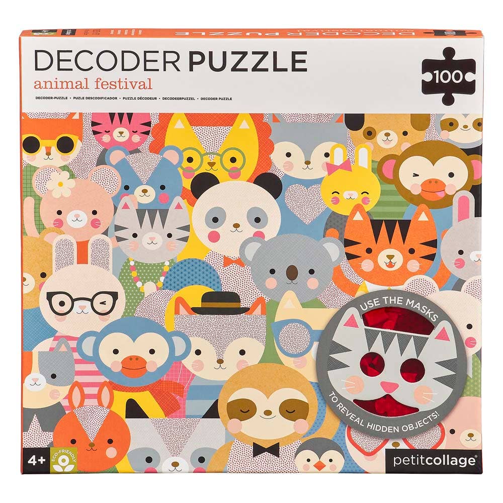 Animal Festival 100-Piece Decoder Puzzle