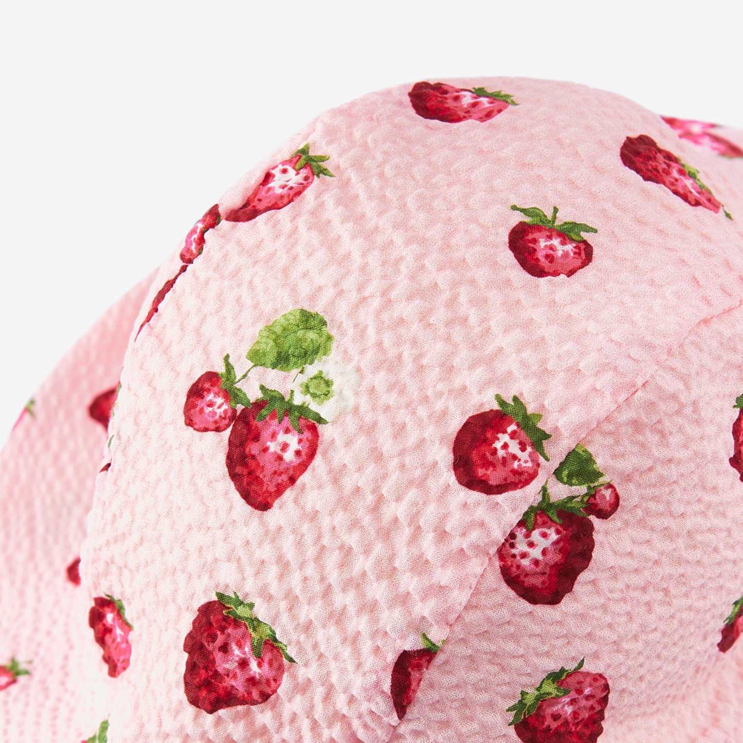 Strawberry Wide Brim Sun Bonnet