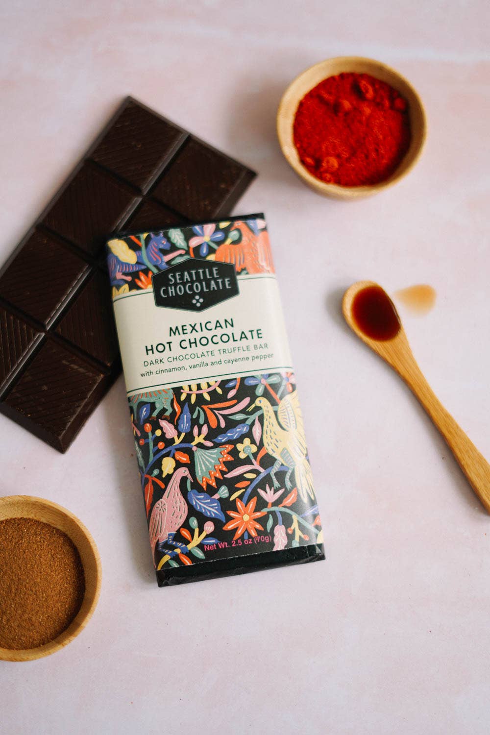 Mexican Hot Chocolate Truffle Bar