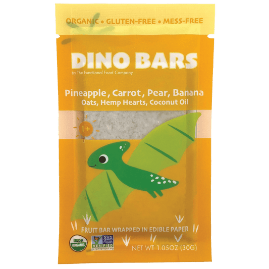 DINO BARS Pineapple Carrot Bar | Single Unit