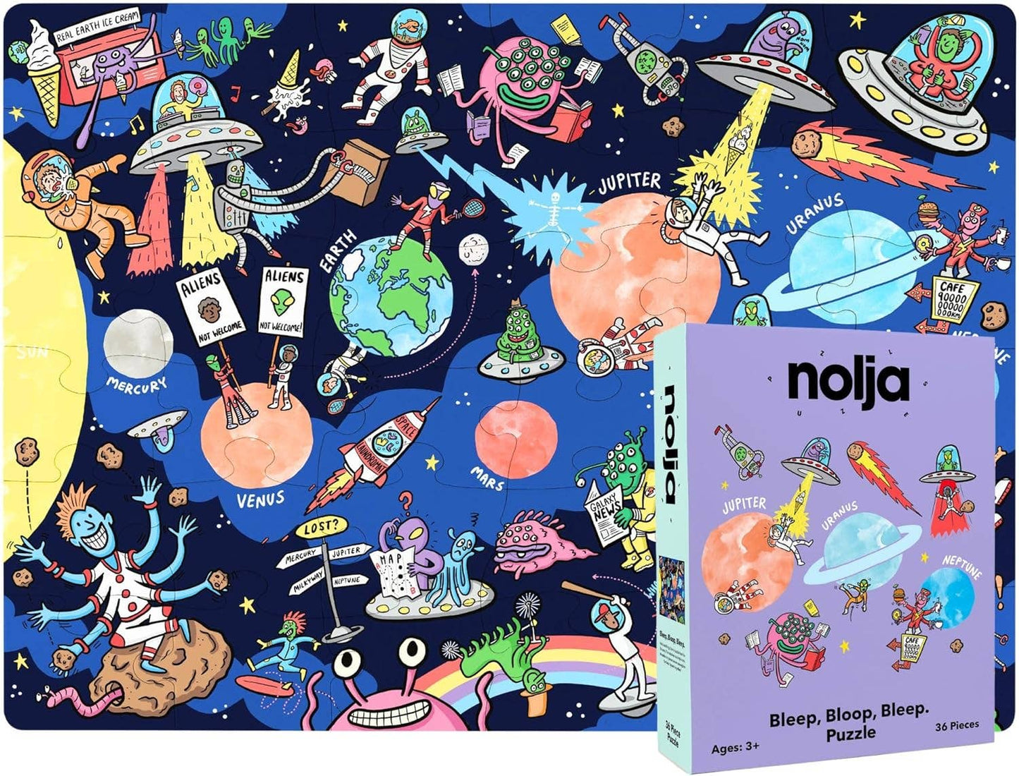 Nolja Space 36pc Jigsaw Puzzle