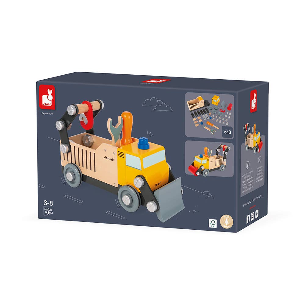 Brico' Kids | Construction Truck | 2 toys in 1: Build & Play