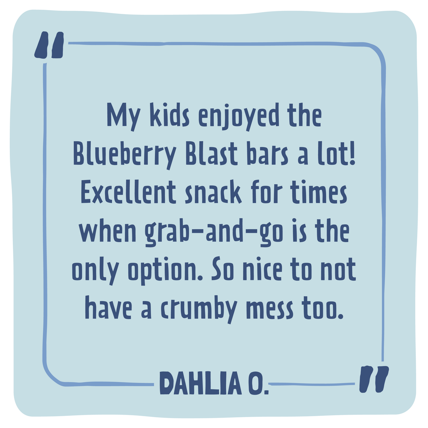 Blueberry Blast Kids Bar