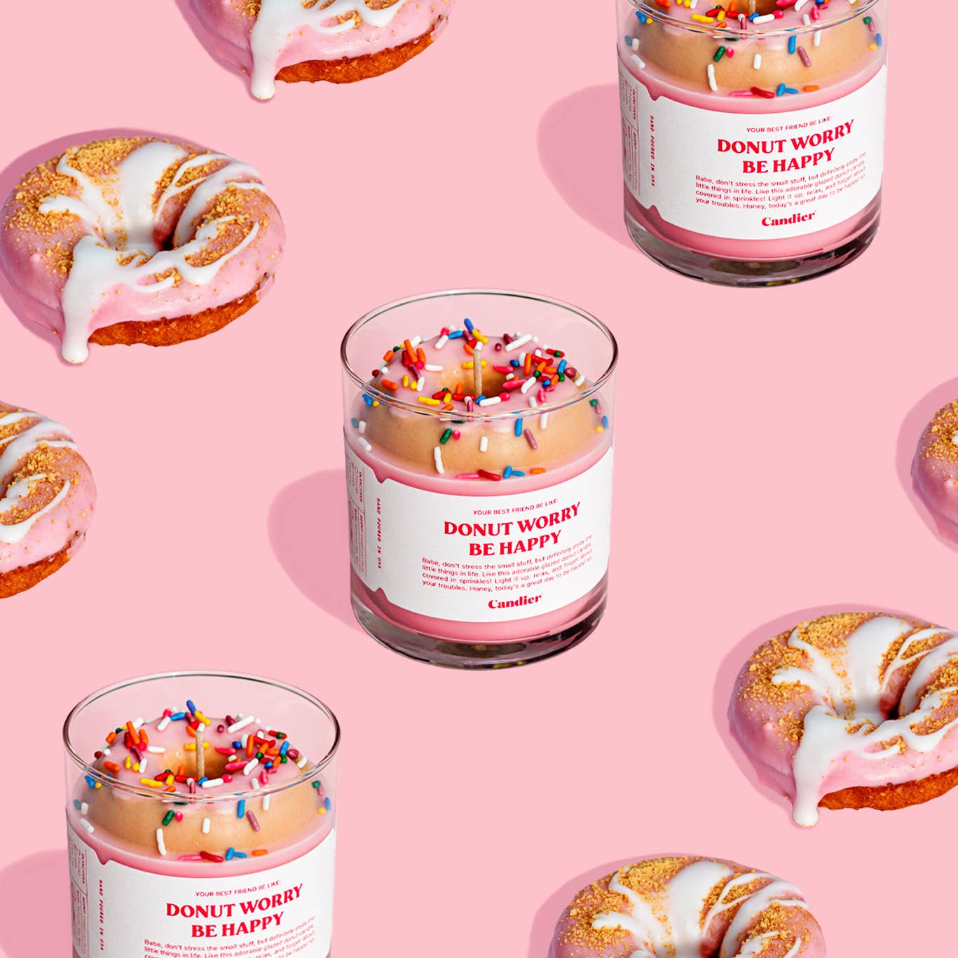 DONUT WORRY CANDLE