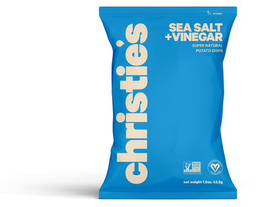 Christie's Sea Salt and Vinegar Potato Chips Snack Bag