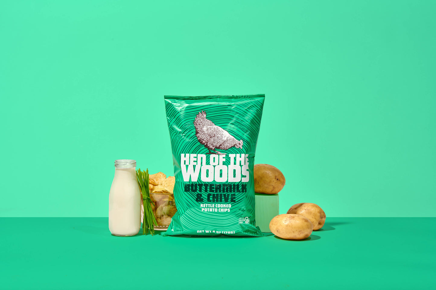 Buttermilk & Chive Kettle Cooked Potato Chips 6 OZ