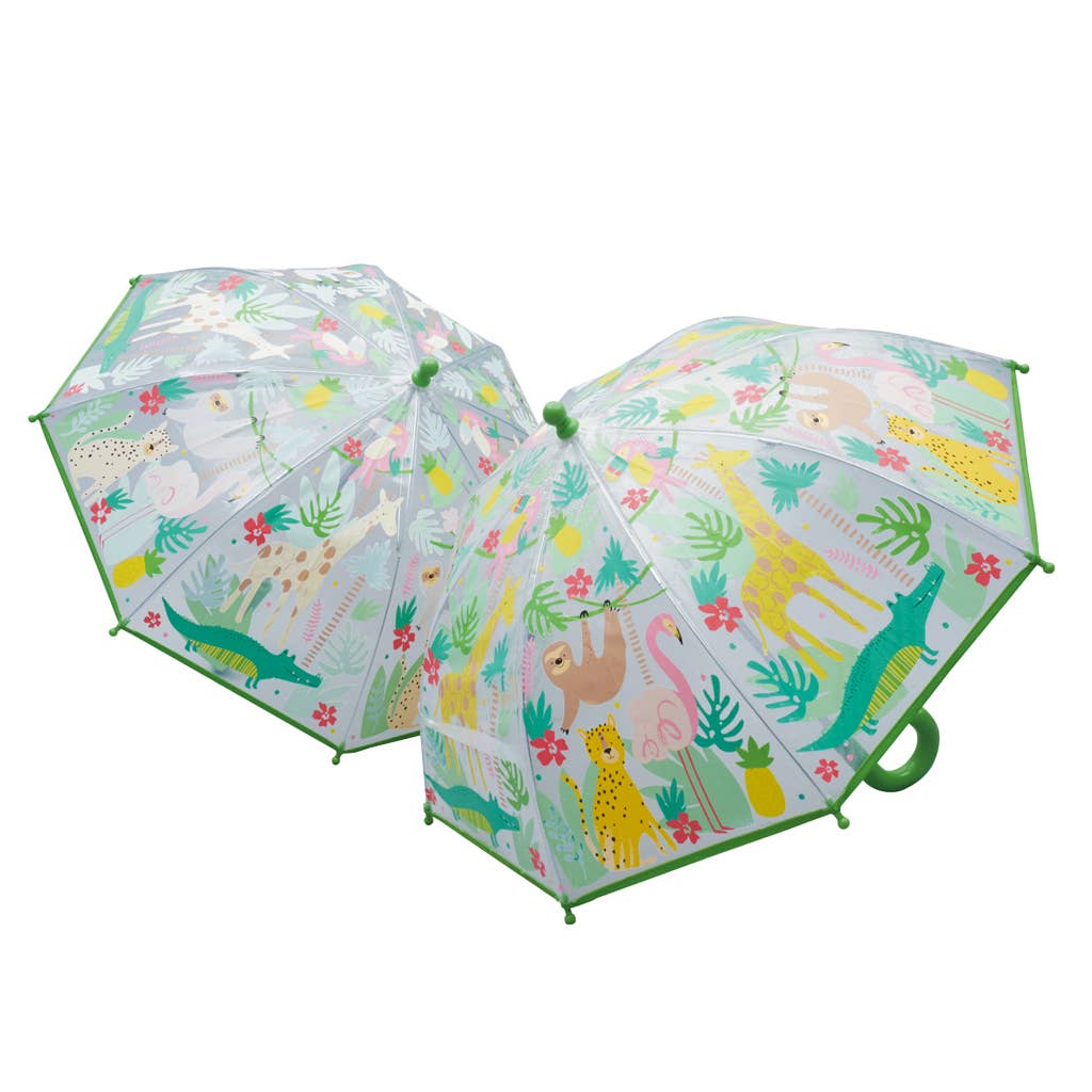 Jungle Umbrella with Magic Hidden Pictures