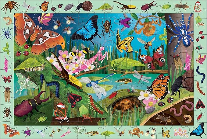 Bugs & Butterflies 64 Piece Search & Find Puzzle