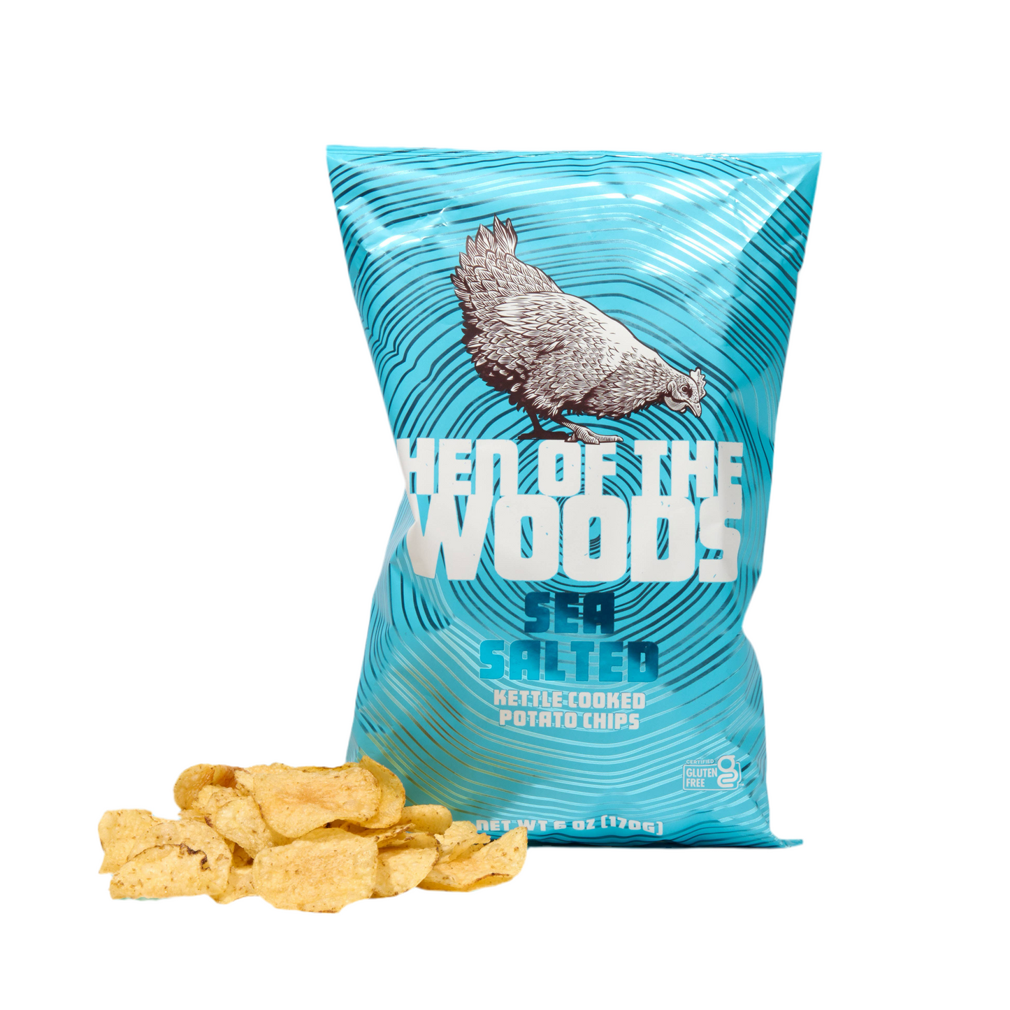 Sea Salted Kettle Cooked Potato Chips 6 OZ