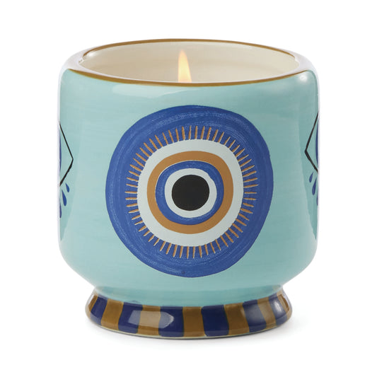 "Eye" Ceramic Candle - Incense & Smoke 8oz