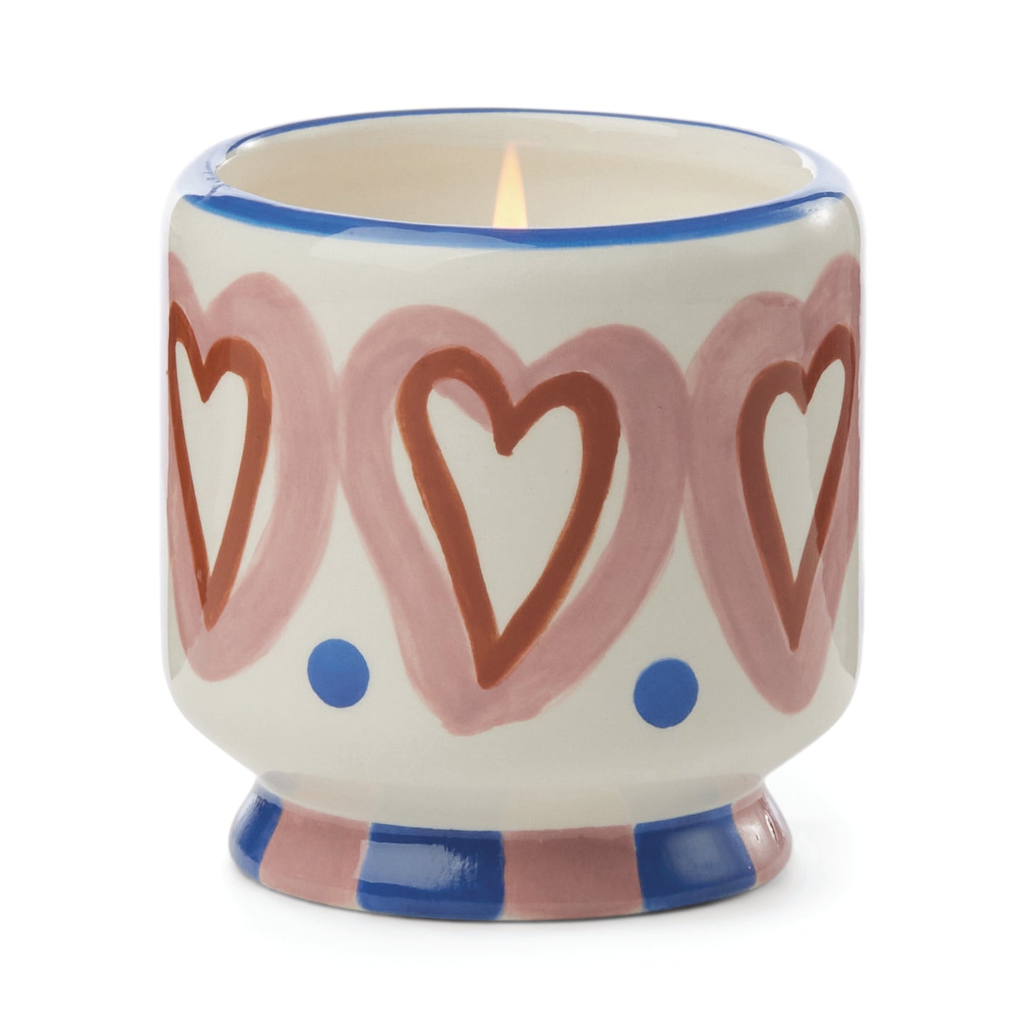 "Hearts" Ceramic - Rosewood Vanilla 8oz