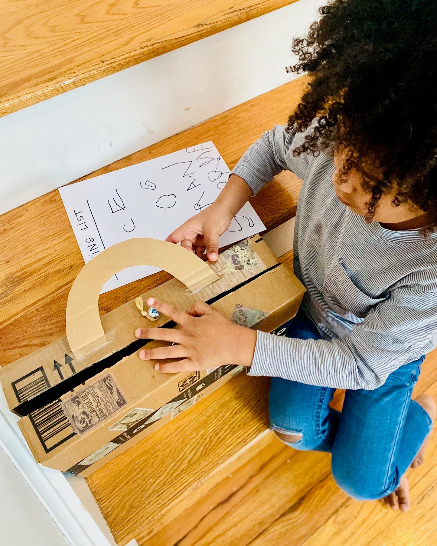 Little Makers at Margot's Mercantile - NOVEMBER Cardboard Creations