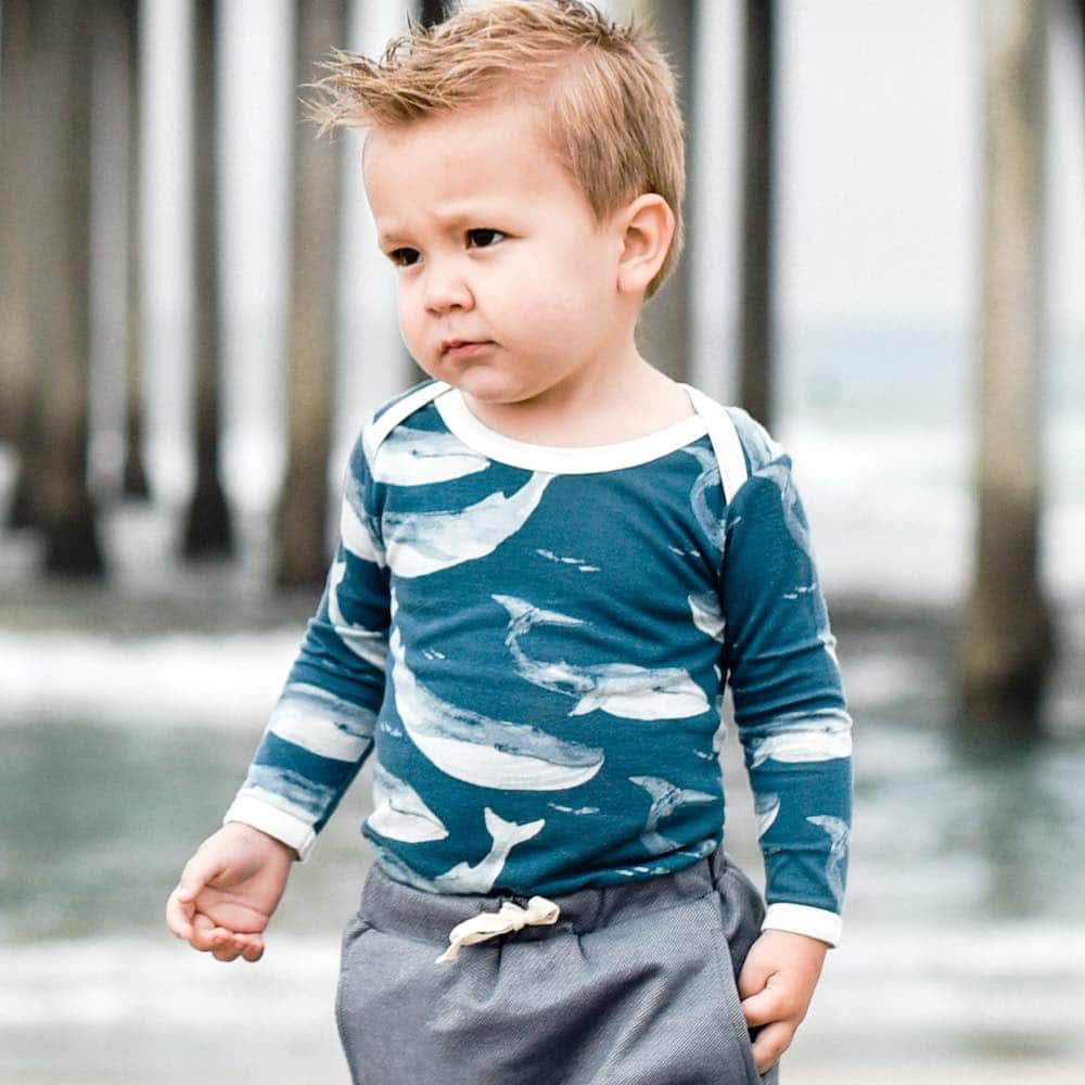 Chicken Organic Cotton Long Sleeve One Piece