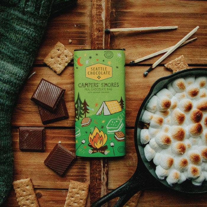 Campers' S'mores Truffle Bar