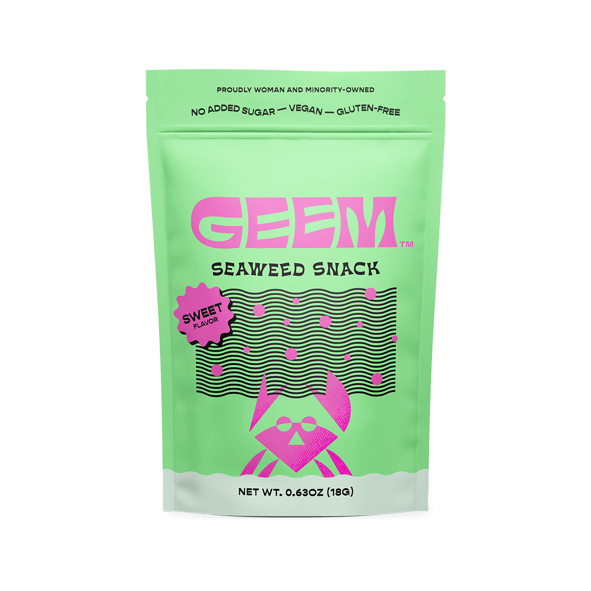 Korean seaweed snack chip - SWEET 18 grams