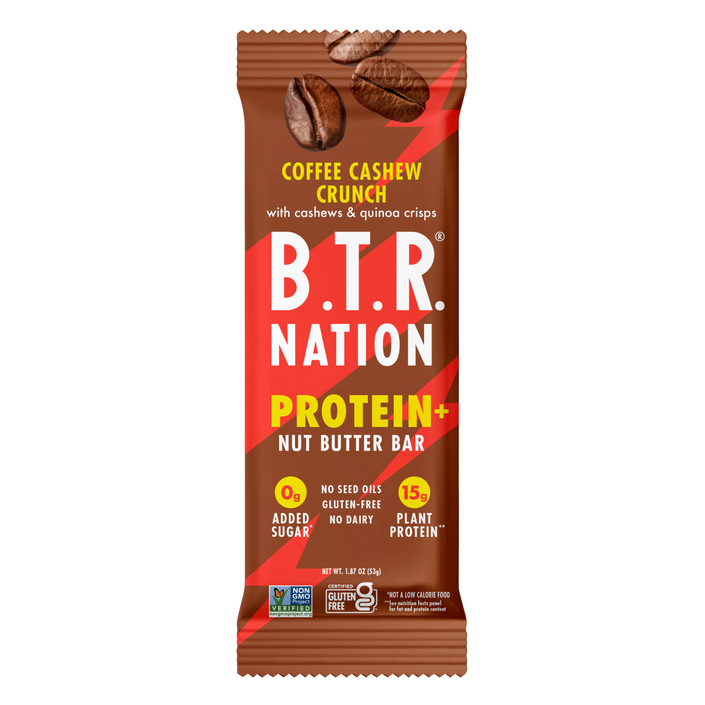 COFFEE CASHEW CRUNCH PROTEIN+ Superfood Bar