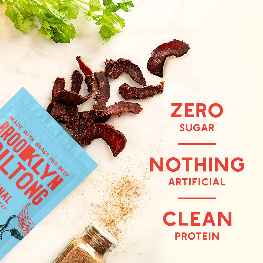 Original Grass Fed Biltong Tender Jerky: 2 oz