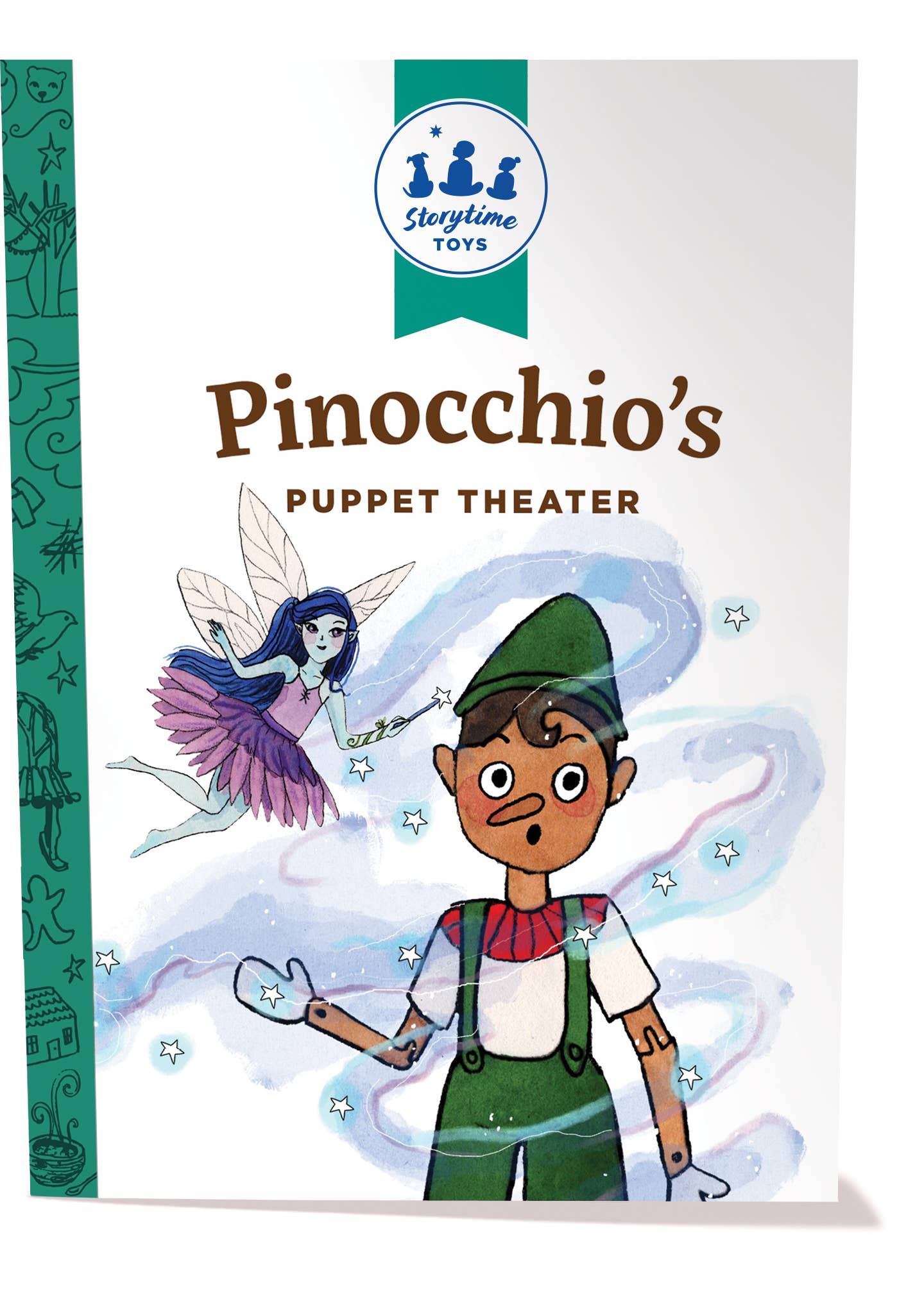 Pinnochio's Puppet Theater Book and Playset