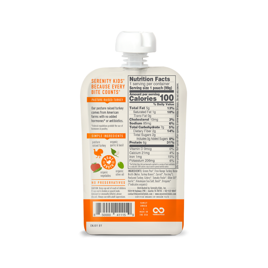 Bolognese Turkey Baby Food Pouch with Bone Broth