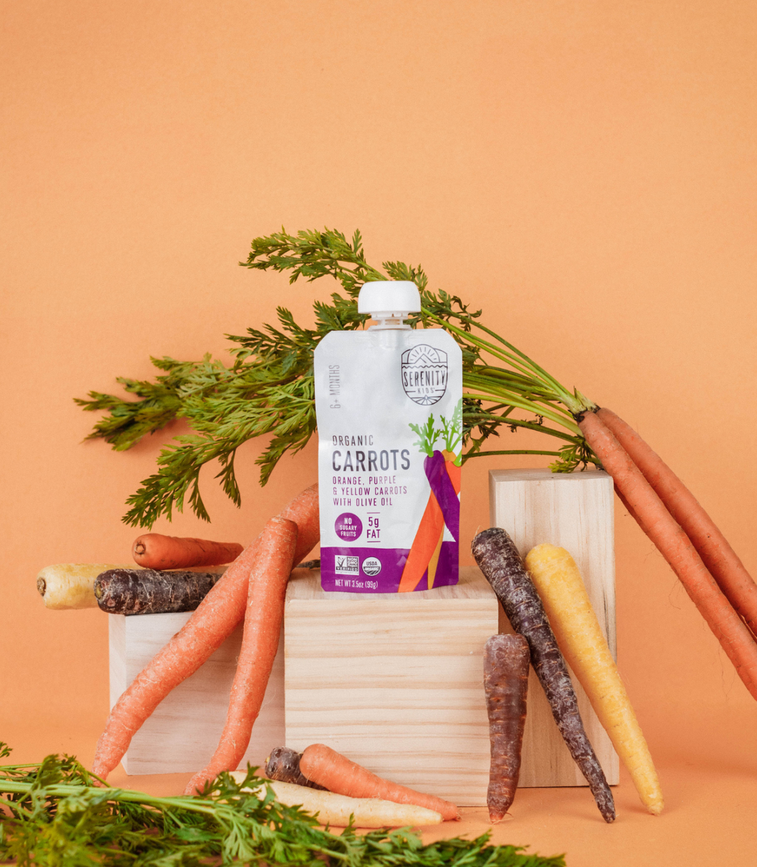 Organic Carrot Baby Food Pouch