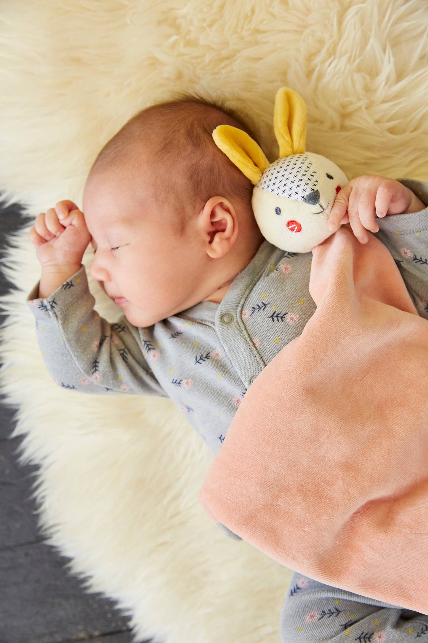 Organic Soft Cotton Bunny Blankie