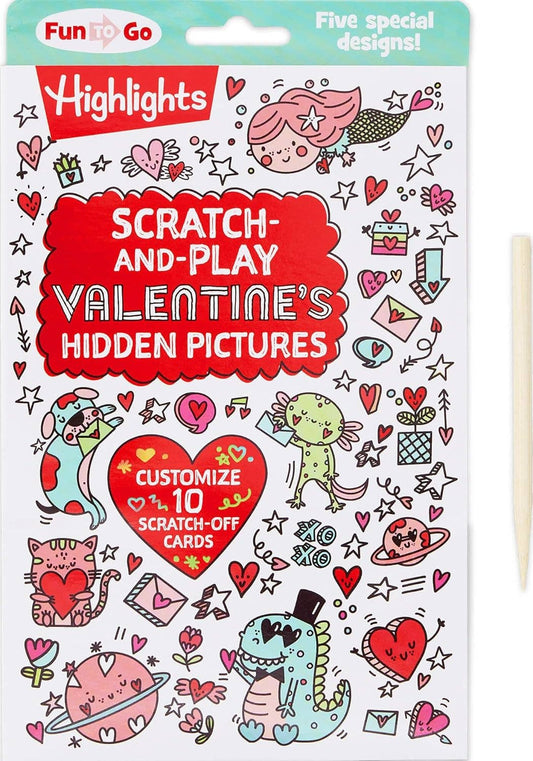 Scratch-and-Play Valentine's Hidden Pictures