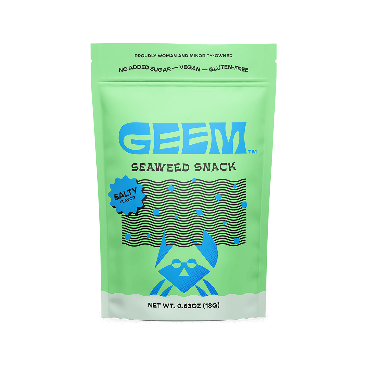 Korean seaweed snack chip - SALTY 18 grams