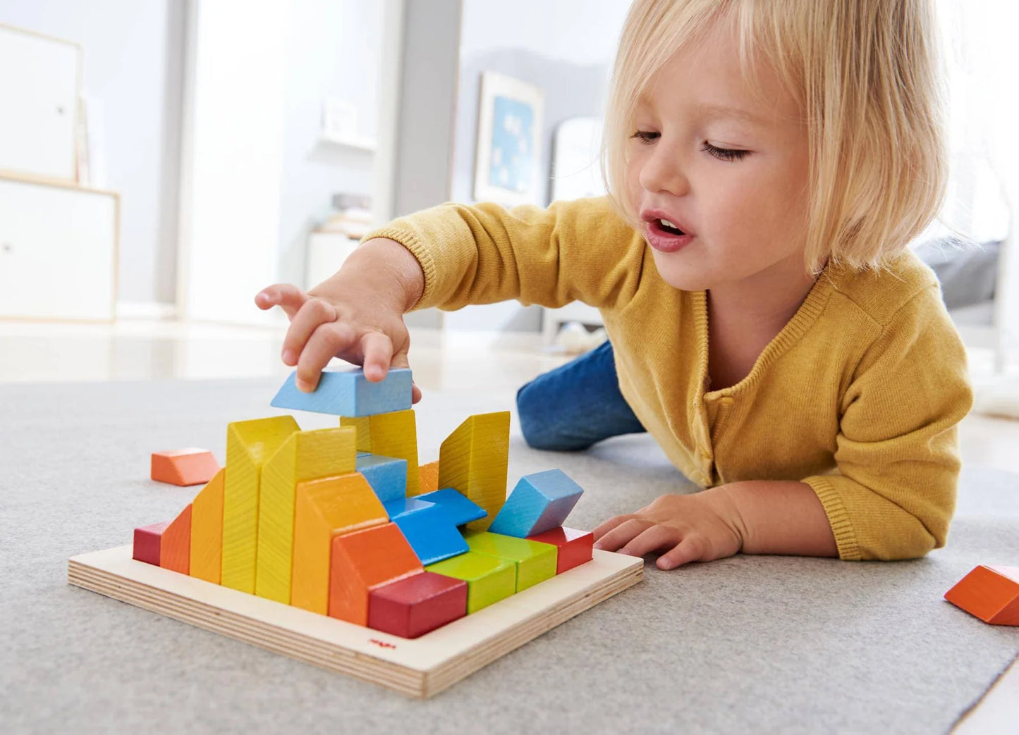 Creative Stones 3D Wooden Arranging Blocks